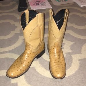 REAL AUTHENTIC OSTRICH BOOTS